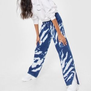 Nasty Gal high waisted straight leg jeans